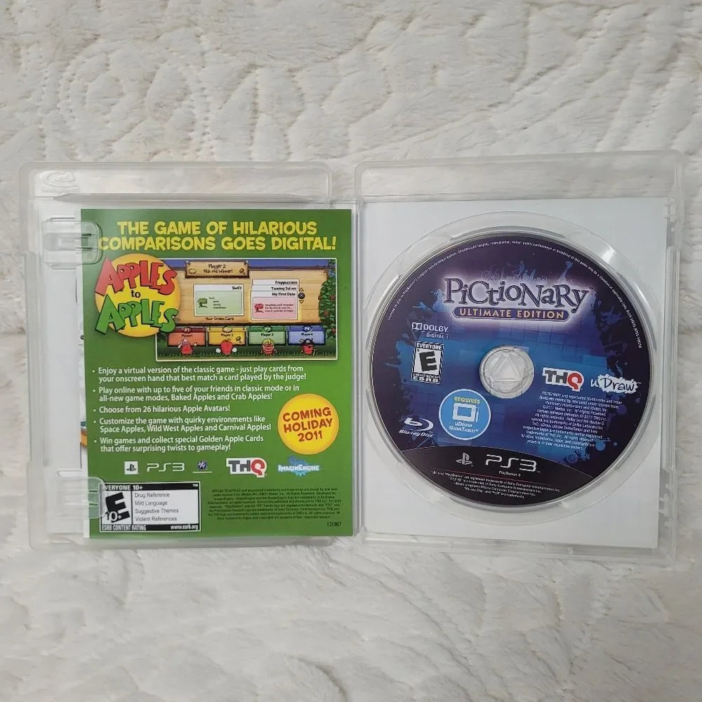 Sony PS3 PlayStaion 3 Pictionary Ultimate Edition Rated E for Everyone